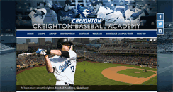 Desktop Screenshot of creightonbaseballcamps.com